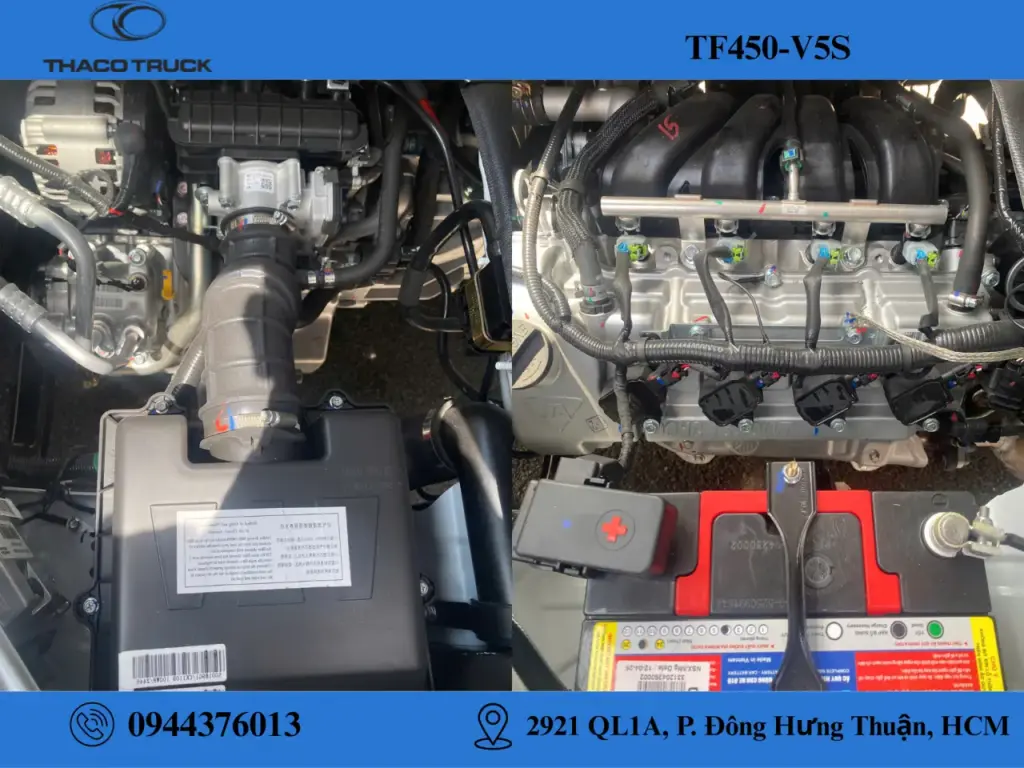 Động cơ Xe Van Thaco 5 chỗ