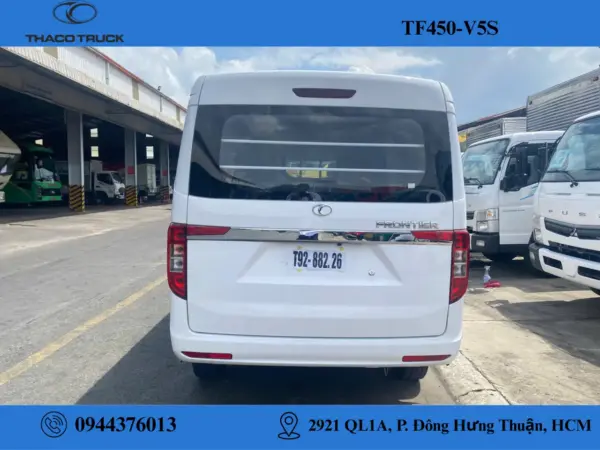 xe van Tf450-V5S 4 Mặt sau xe van thaco 5 chỗ TF450-V5S