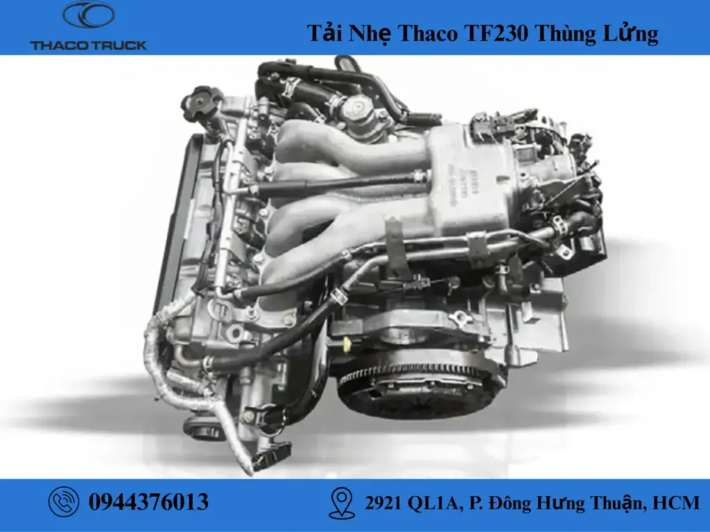 động cơ xe tải thaco tf230 thùng lửng