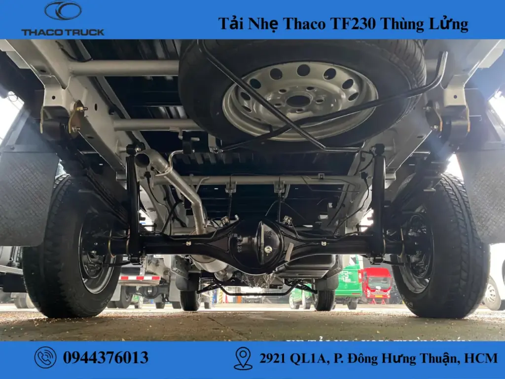 khung gầm xe tải thaco tf230 thùng lửng