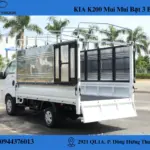 kia k200 thùng mui bạt 3 bửng (6) xe tải kia k200 thùng mui bạt mở 3 bửng