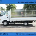 kia k200 thùng mui bạt 3 bửng (8) xe tải kia k200 thùng mui bạt mở 3 bửng