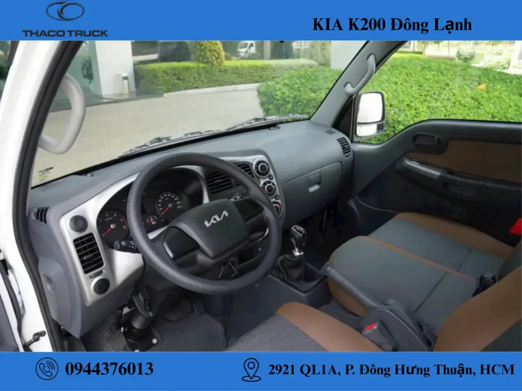 nội thất xe tải kia đông lạnh