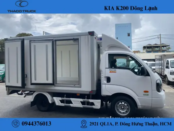 XE TẢI KIA K200 THÙNG ĐÔNG LẠNH | TẢI TRỌNG 1490 KG