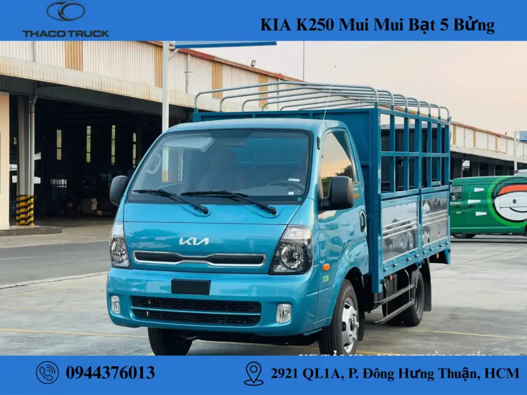 xe tải kia k250 thùng mui bạt