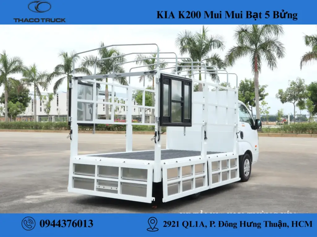 thùng xe tải kia mui bạt
