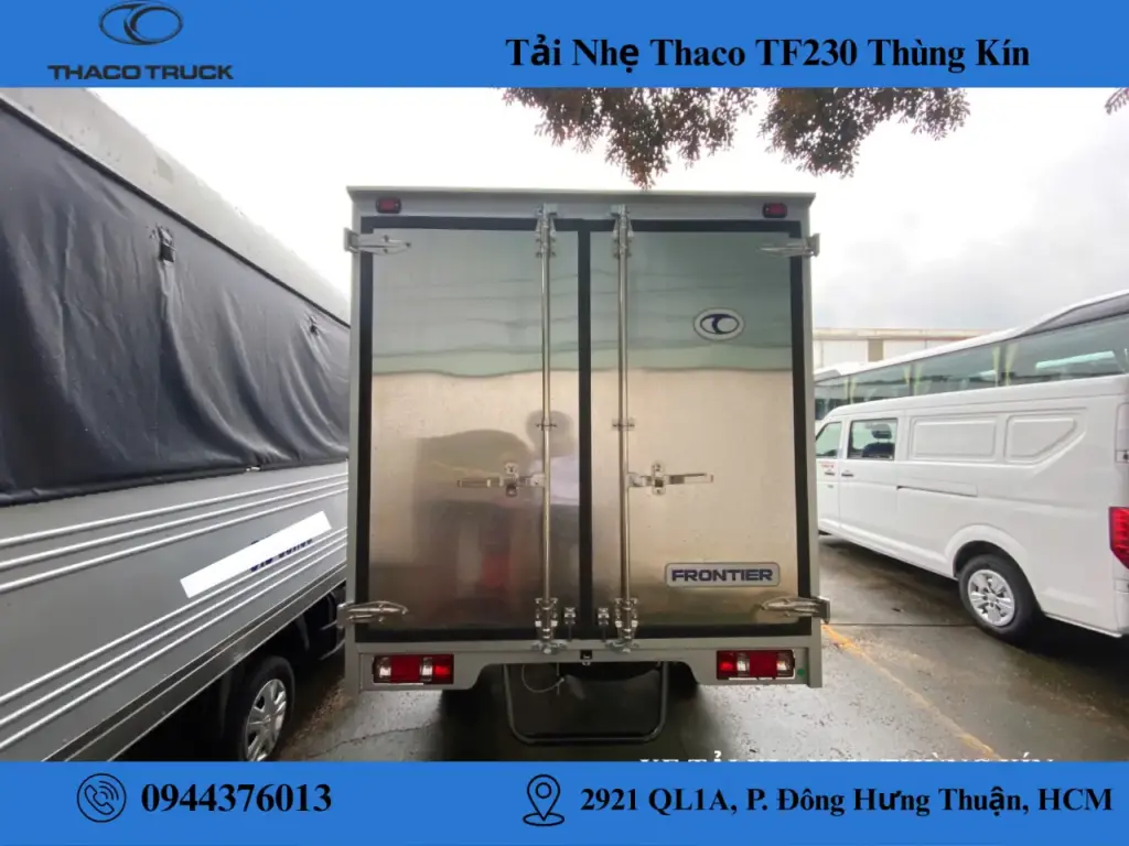 xe tải thaco 1 tấn tf230 thùng kín