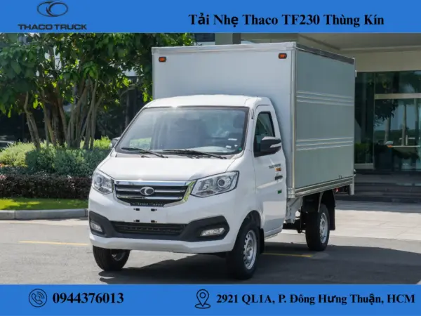 xe tải thaco 1 tấn tf230 thùng kín