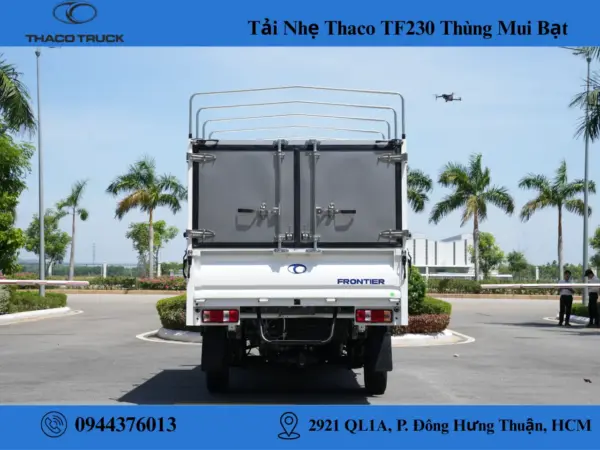 xe tải thaco TF230 thùng mui bạt