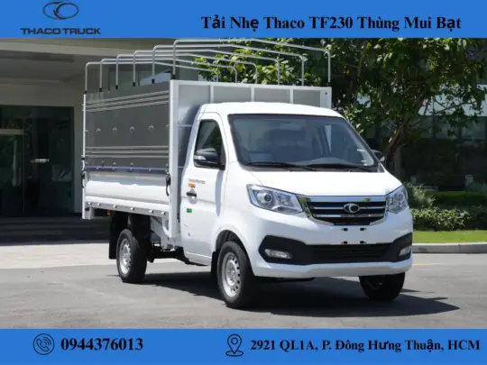 xe tải thaco TF230 thùng mui bạt (3) xe tải thaco TF230 thùng mui bạt