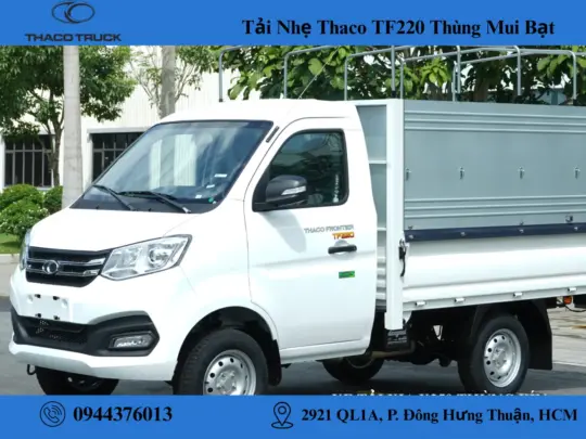 xe tải thaco tf220 thùng mui bạt (5) xe tải thaco tf220 thùng mui bạt