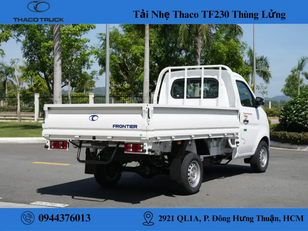 thùng xe tải thaco tf230 thùng lửng