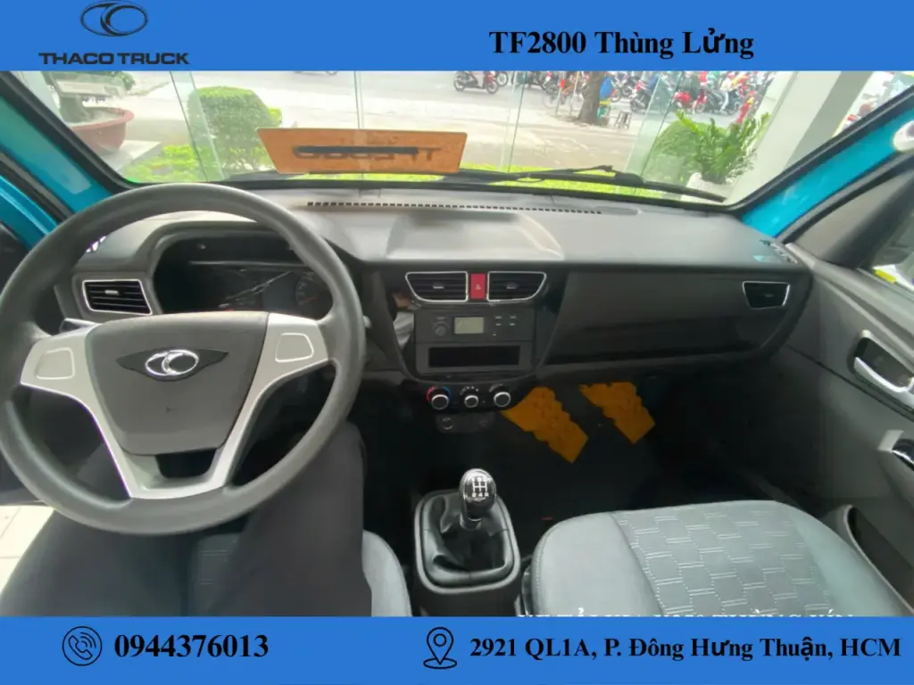 nội thất xe tải máy dầu TF2800