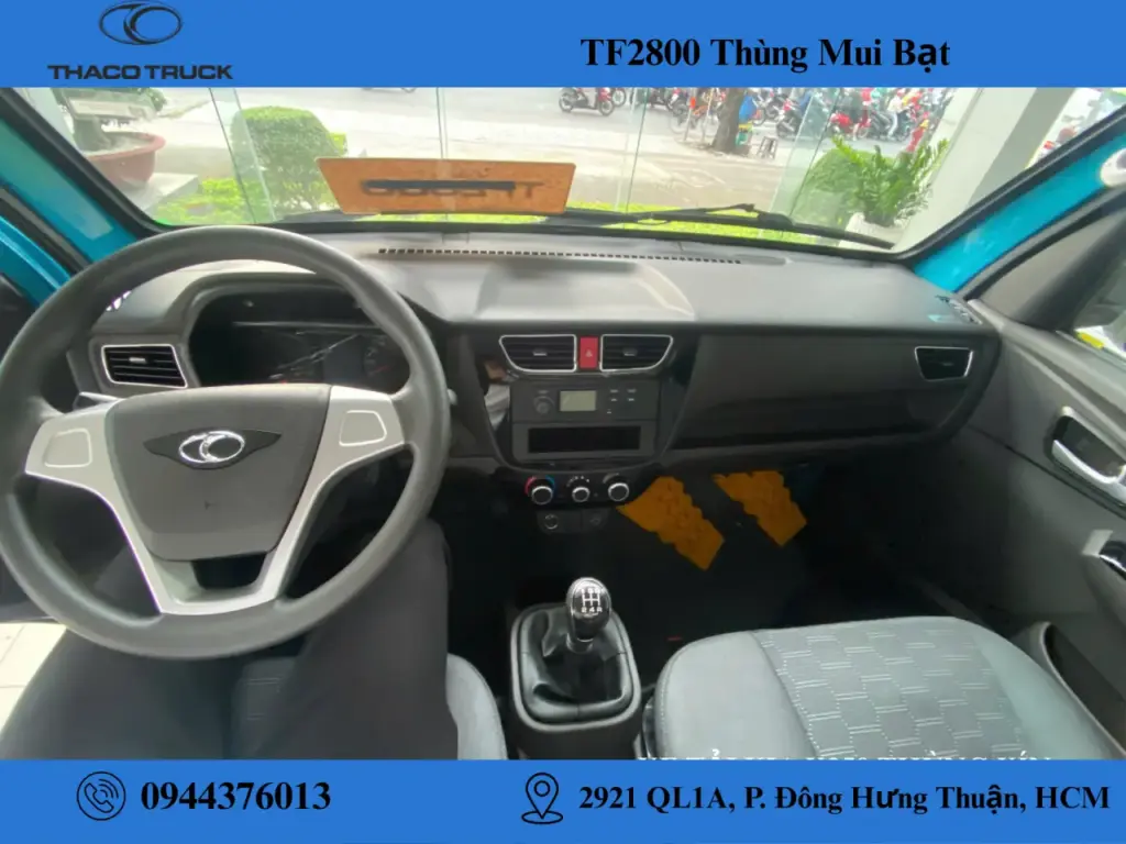 Nội thất xe tải máy dầu TF2800
