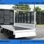 KIA K250 THÙNG MUI BẠT 3 BỬNG (2) Xe tải Kia K250 thùng mui bạt mở 3 bửng