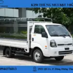 KIA K250 THÙNG MUI BẠT 3 BỬNG (3) Xe tải Kia K250 thùng mui bạt mở 3 bửng