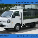 KIA K250 THÙNG MUI BẠT 3 BỬNG (5) Xe tải Kia K250 thùng mui bạt mở 3 bửng