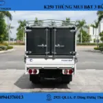 KIA K250 THÙNG MUI BẠT 3 BỬNG (6) Xe tải Kia K250 thùng mui bạt mở 3 bửng