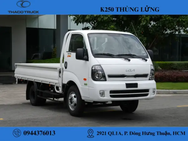 Kia K250 thùng lửng (6) xe tải Kia 2t5 thùng lửng