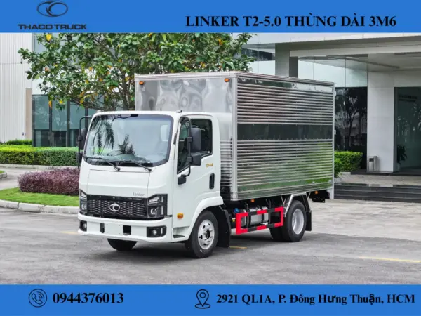 Linker t2-50 thùng kín (2) xe tải thaco linker t2-5.0