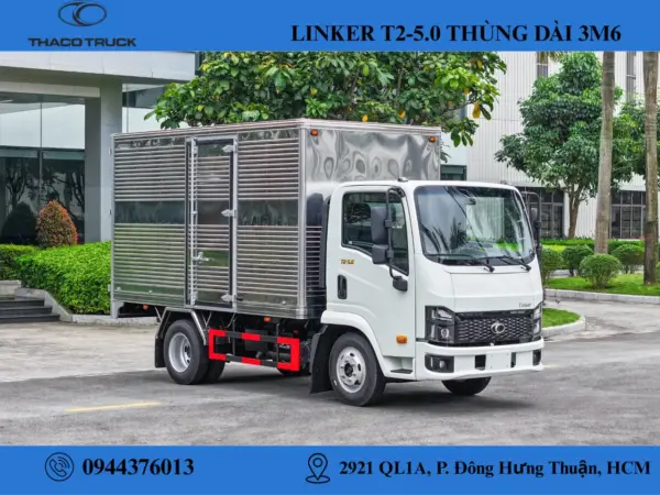 Linker t2-50 thùng kín (5) xe tải thaco linker t2-5.0