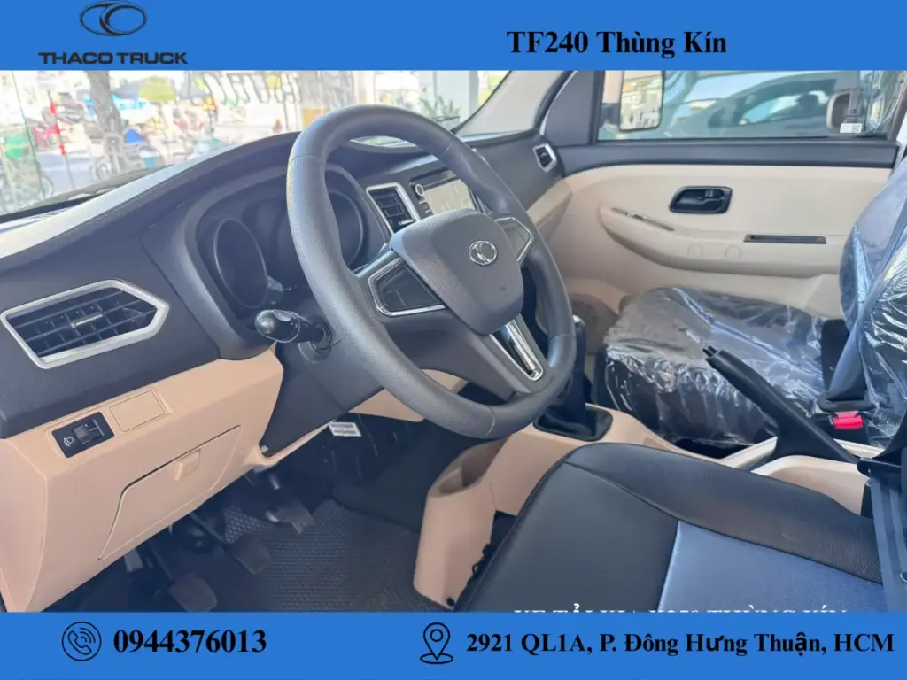Xe tải Thaco TF240 thùng kín