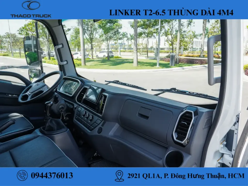 nội thất xe tải Thaco linker t2-6.5