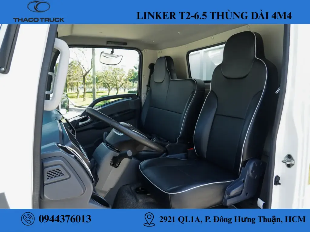 nội thất xe tải Thaco linker t2-6.5