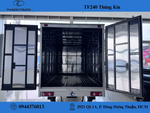 xe TF240 thùng kín (3) Xe tải Thaco TF240 thùng kín