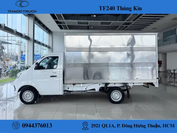 xe TF240 thùng kín (5) Xe tải Thaco TF240 thùng kín