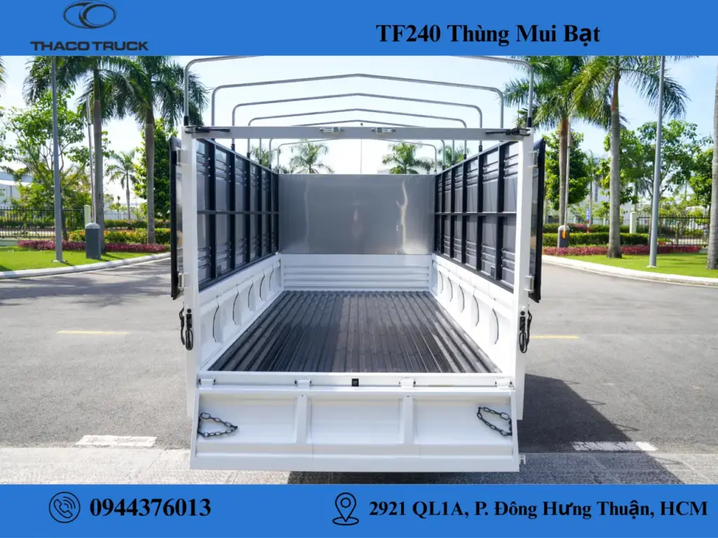 xe tải Thaco Tf240 thùng mui bạt