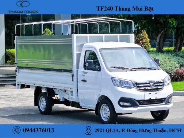 xe TF240 thùng mui bạt (5) xe tải Thaco Tf240 thùng mui bạt