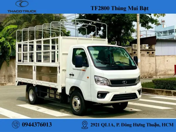 xe tải TF2800 thùng mui bạt 5 bửng (1) xe tải 2 tấn TF2800