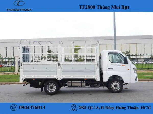 xe tải TF2800 thùng mui bạt 5 bửng (2) xe tải 2 tấn TF2800