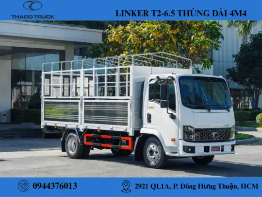 xe tải linker T2-6.5 thùng mui bạt (1) xe tải Thaco Linker T2-6.5