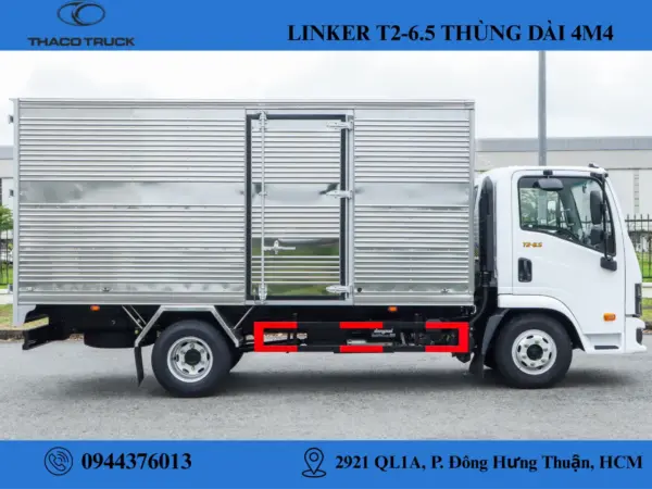 xe tải thaco linker T2-6 (3) xe tải Thaco Linker T2-6.5 thùng kín