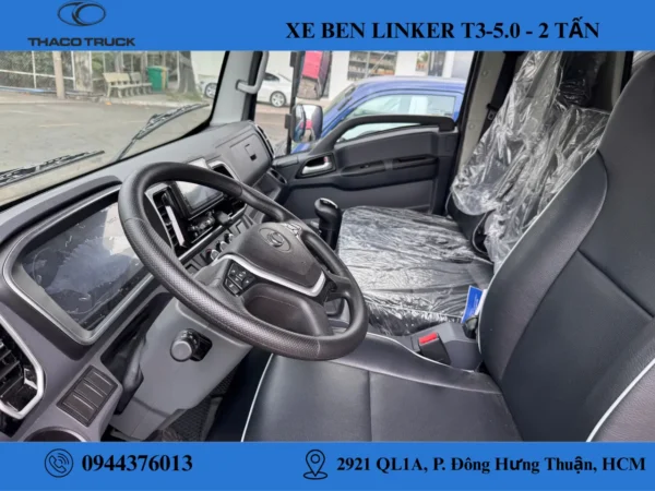 NỘI THẤT XE BEN LINKER (3) xe ben thaco
