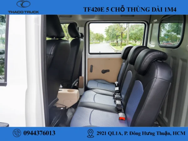 NỘI THẤT XE VAN THACO (4) xe van thaco 5 chỗ