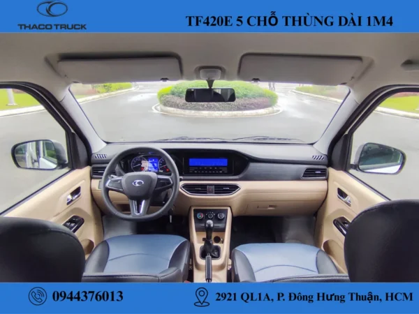 NỘI THẤT XE VAN THACO (5) xe van thaco 5 chỗ