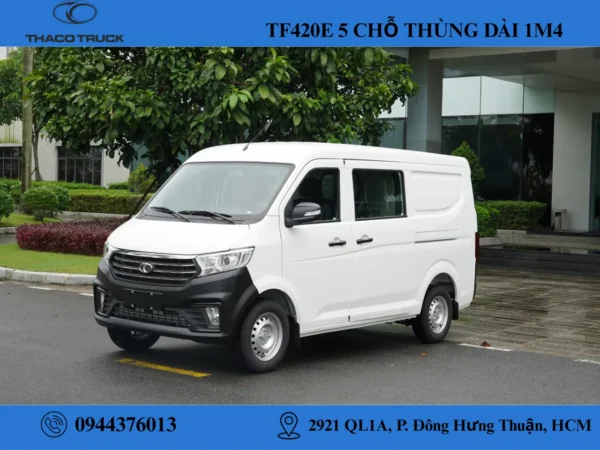 XE VAN 5 CHỖ THÙNG DÀI 1M4 (2) xe van thaco 5 chỗ