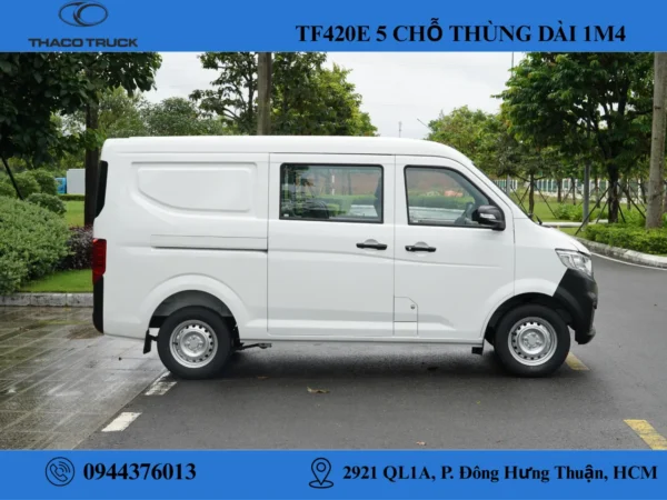 XE VAN 5 CHỖ THÙNG DÀI 1M4 (4) xe van thaco 5 chỗ