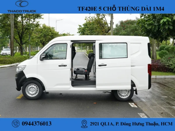 XE VAN 5 CHỖ THÙNG DÀI 1M4 (7) xe van thaco 5 chỗ