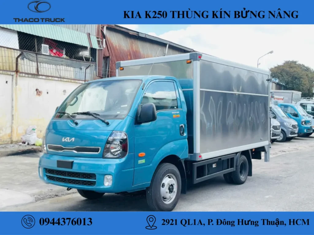 thùng kín bửng nâng