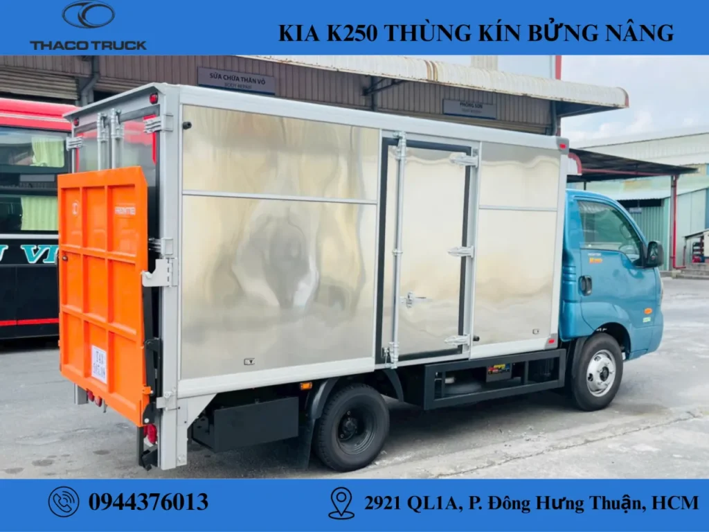 thùng kín bửng nâng