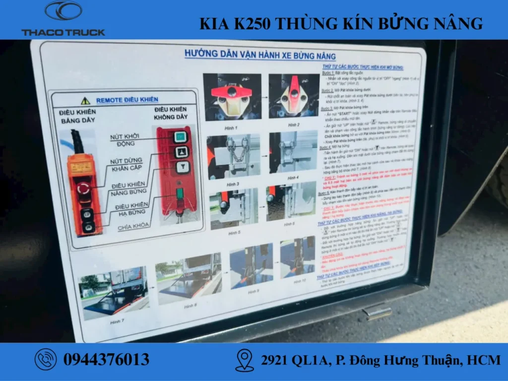 thùng kín bửng nâng