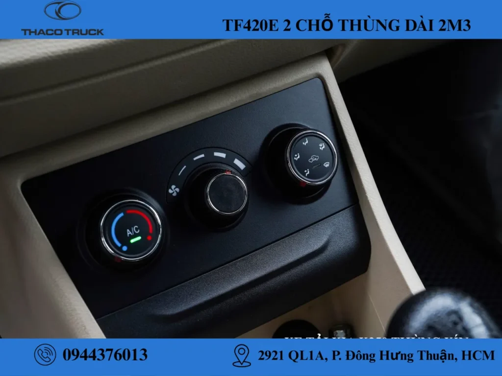 xe van thaco 2 chỗ thùng dài 2m3