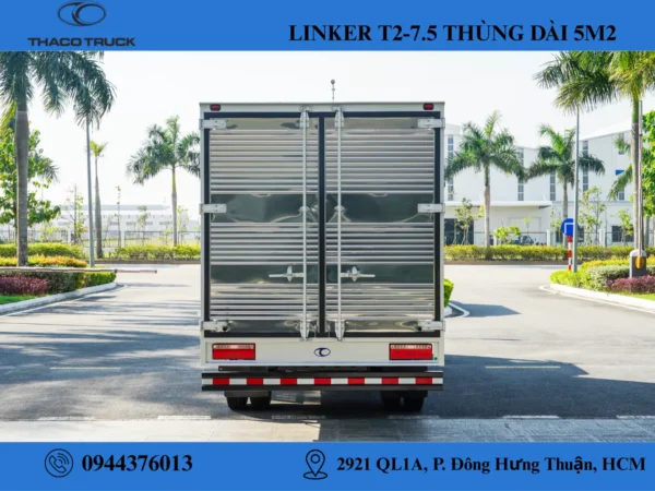 thaco linker t2-7 (4) xe tải thùng kín 3.49 tấn