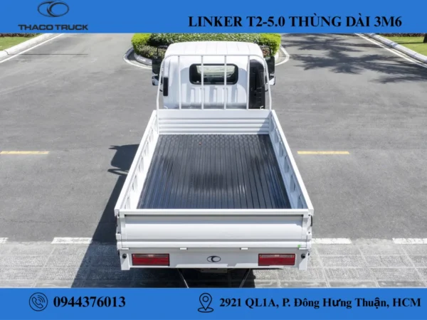 xe tải linker t2-5.0 thùng lửng (2) xe tải 1t9 thùng lửng