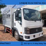 xe tải linker t2-5.0 thùng mui bạt (1) xe tải thaco linker 1t49