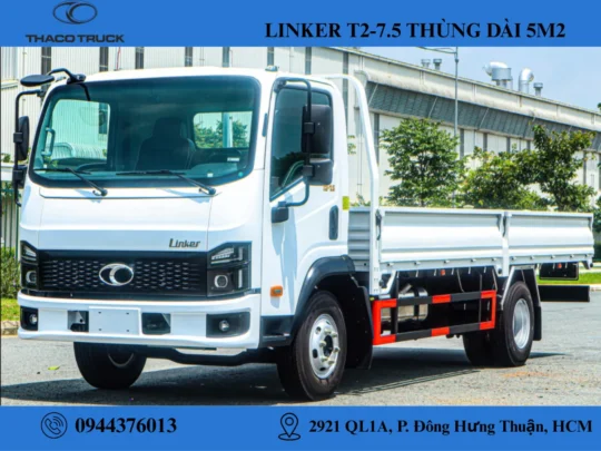xe tải thùng lửng 3t5 (6) xe tải thaco linker 3t5 thùng lửng